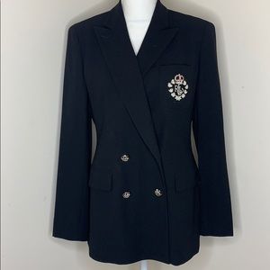 Ralph Lauren Wool Crest Blazer Size 6